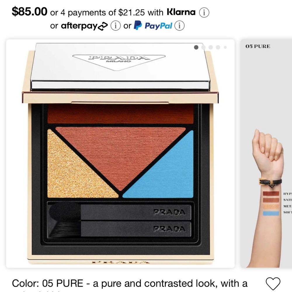 Prada Beauty - Dimensions Multi-Effect Refillable Eyeshadow